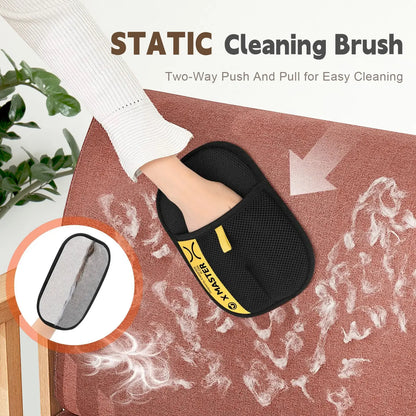 FurLift Electrostatic Pet Hair Removal Glove – Reusable Two-Way Mitt for Furniture & Grooming