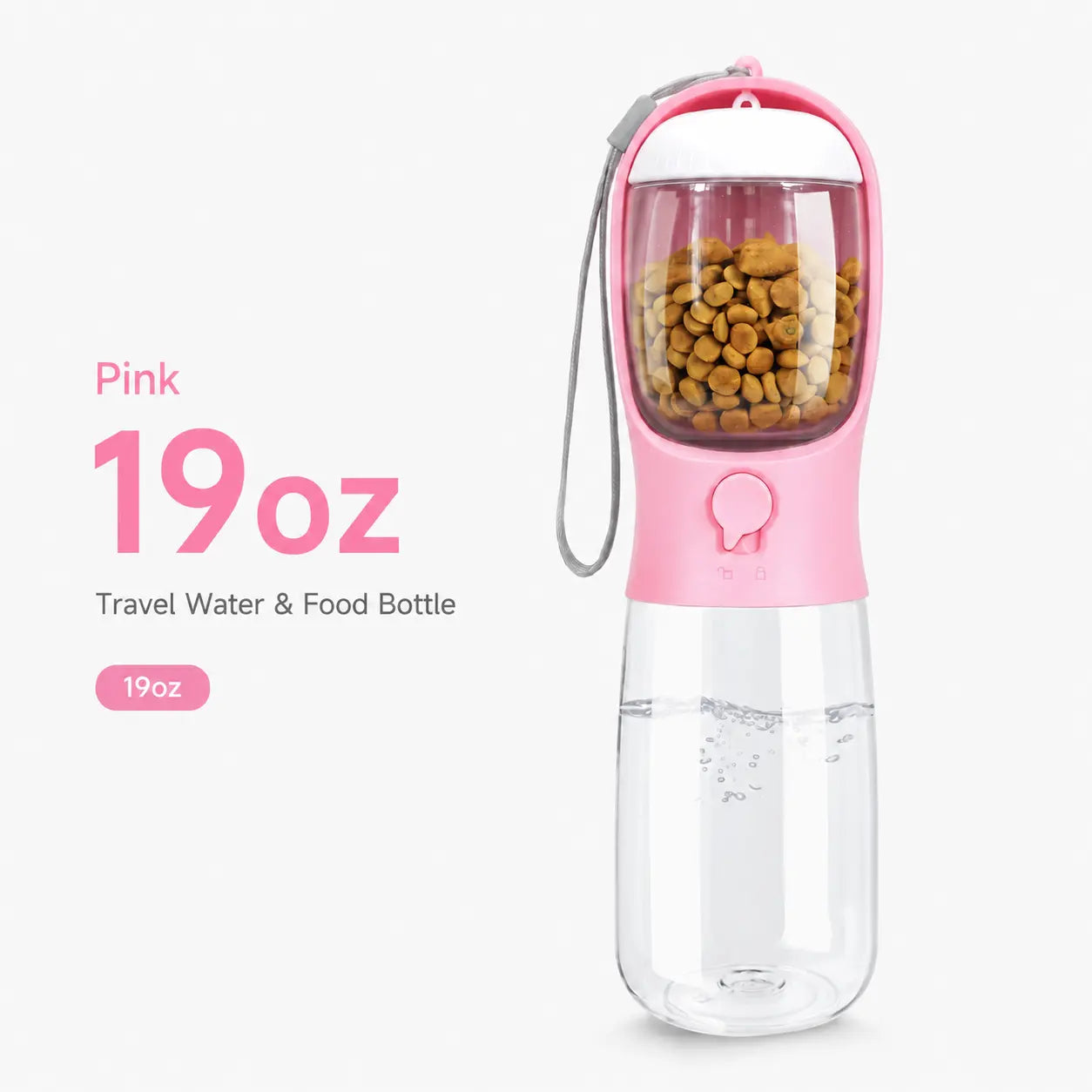 TrailBowl Portable Dog Water Bottle – Leak-Resistant Dispenser with Food Container