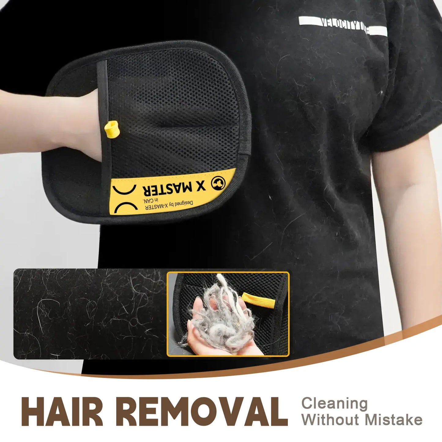 FurLift Electrostatic Pet Hair Removal Glove – Reusable Two-Way Mitt for Furniture & Grooming