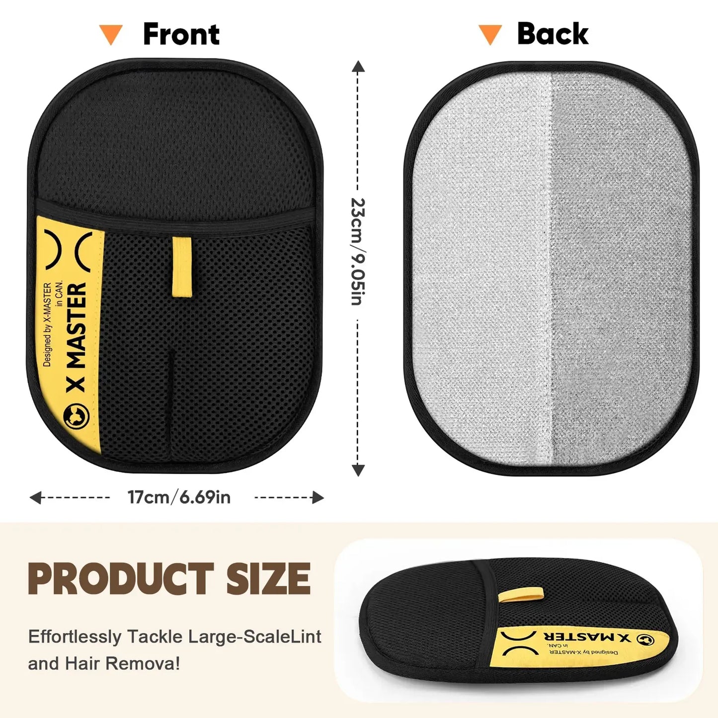 FurLift Electrostatic Pet Hair Removal Glove – Reusable Two-Way Mitt for Furniture & Grooming