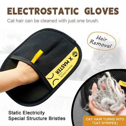 FurLift Electrostatic Pet Hair Removal Glove – Reusable Two-Way Mitt for Furniture & Grooming